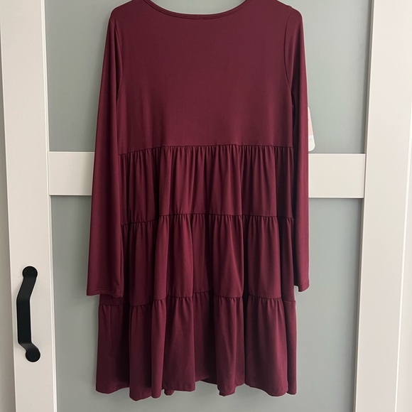 NWT Red Lolly Burgundy Dress - Picture 5 of 5